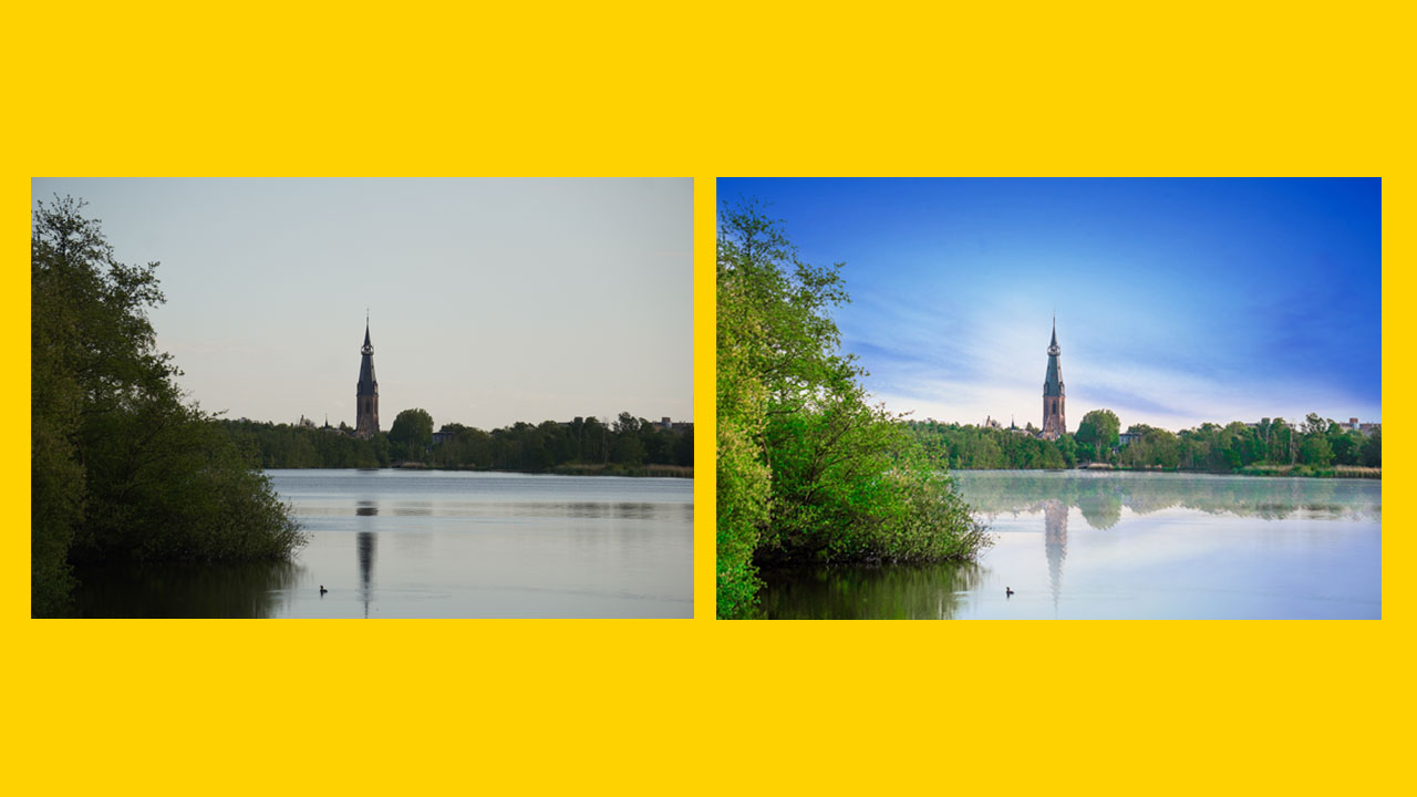 Imagic student work in Lightroom